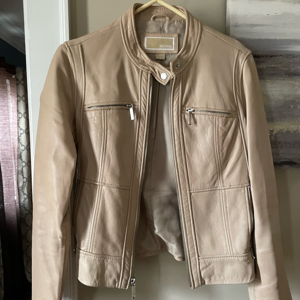 Michael Kors leather jacket